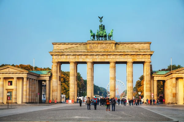 Cancello di Brandeburgo a Berlino, Germania — Foto Stock