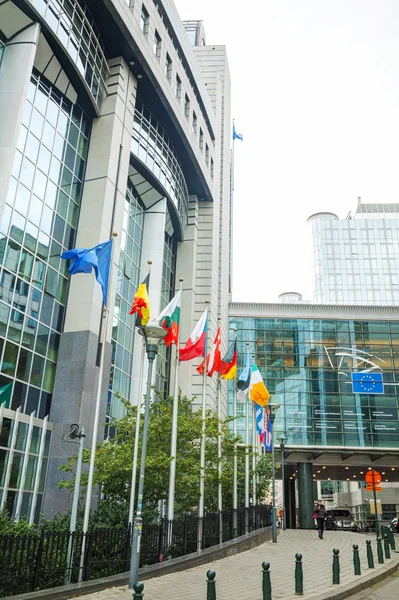 Edifício do parlamento europeu — Fotografia de Stock