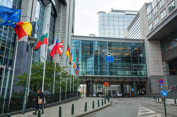 Будівлі Європейського парламенту — стокове фото