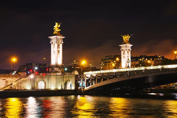 Ponte Alexandre III em Paris — Fotografia de Stock