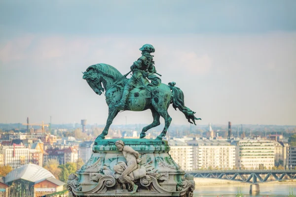 Statue of Prince Eugene of Savoy at the Royal Castle — Stock Photo, Image