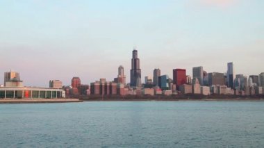 Chicago şehir merkezi cityscape