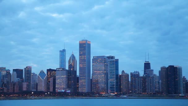 Chicago downtown stadsbild — Stockvideo