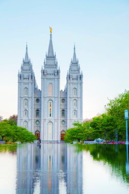 Salt Lake City, Ut tapınakta Mormonlar