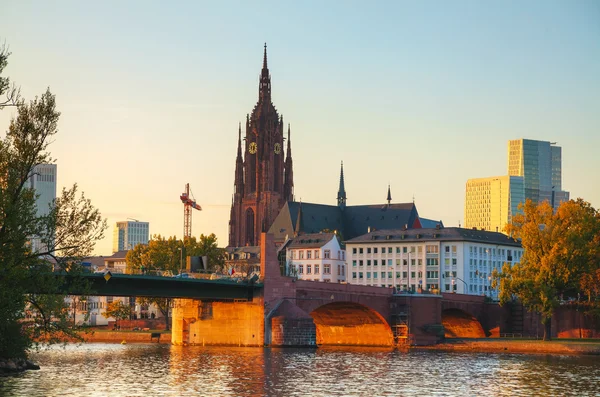 Catedral de Frankfurt em Frankfurt am Main — Fotografia de Stock