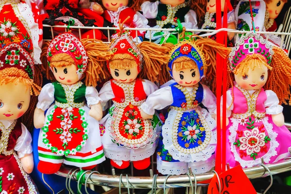 Traditional magyar dolls — Stock Photo, Image