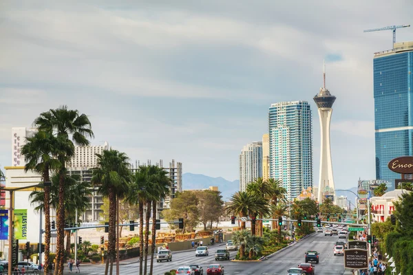 Las Vegas boulevard w godzinach porannych — Zdjęcie stockowe