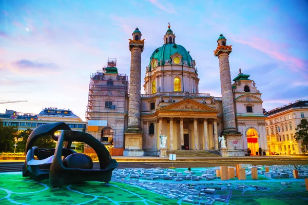 Chiesa di San Carlo a Vienna — Foto Stock