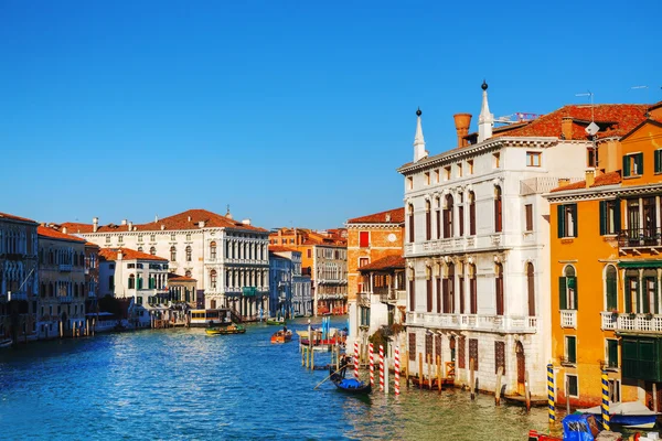 Uitzicht op het Canal Grande in Venetië, Italië — Stockfoto