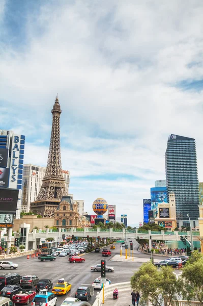 Las Vegas boulevard w godzinach porannych — Zdjęcie stockowe