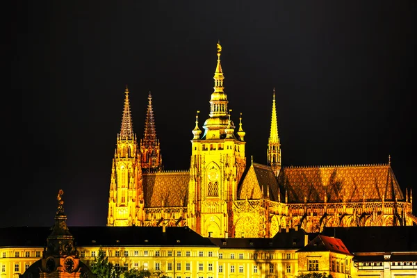 O castelo de Praga fechar — Fotografia de Stock