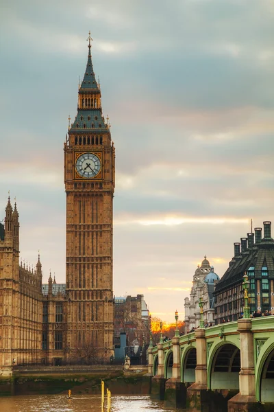 Londra'da Saat Kulesi — Stok fotoğraf