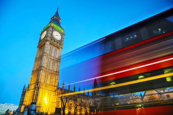 Torre do relógio em Londres — Fotografia de Stock