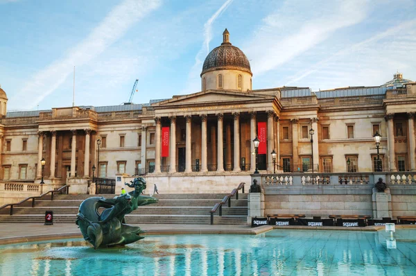 National Gallery building at Trafalgar square — Stock Photo, Image