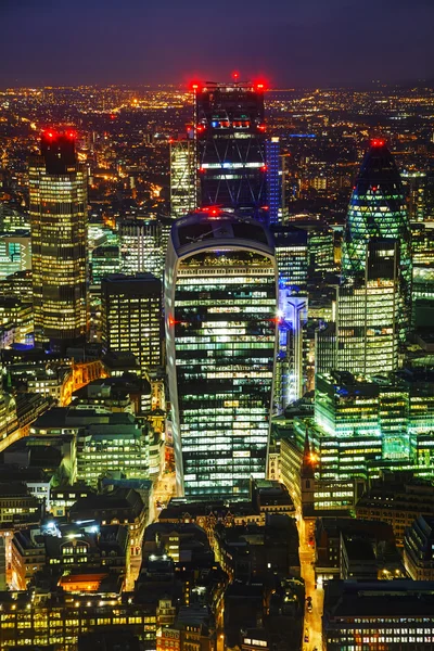 City of London finansdistrikt - Stock-foto