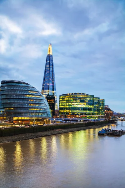 Overview of London with the Shard London Bridge — Stock Photo, Image