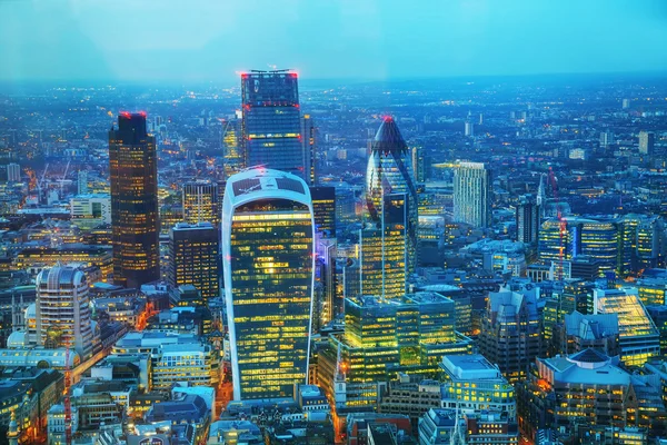 Panorâmica aérea da cidade de Londres — Fotografia de Stock