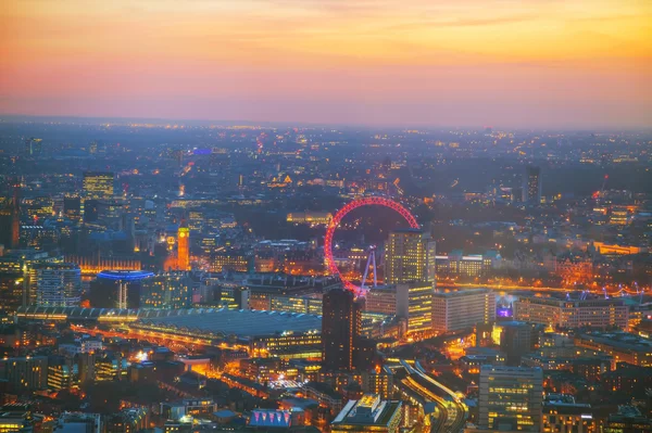 ロンドンの航空の概要 — ストック写真