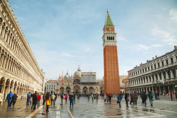 Piazza San Marco a Venezia — Foto Stock