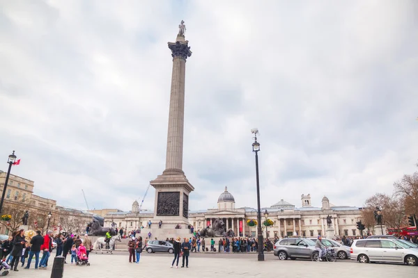 Trafalgar náměstí v Londýně — Stock fotografie