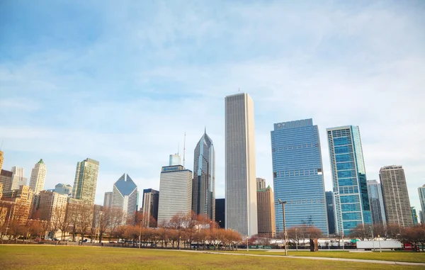 Чикагский городской пейзаж — стоковое фото