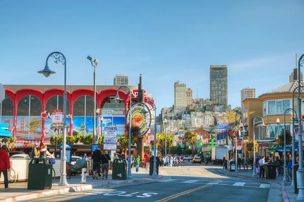 Famous Fisherman's Wharf — Stock Photo, Image