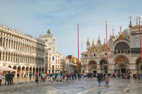 ヴェネツィアのサン・マルコ広場 — ストック写真