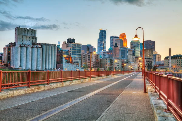 Downtown Minneapolis in the morning — Stock Photo, Image