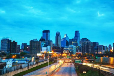 Şehir Minneapolis cityscape