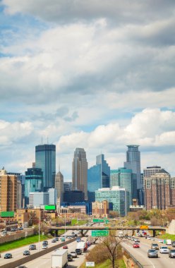 Şehir Minneapolis cityscape