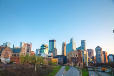 Şehir Minneapolis cityscape