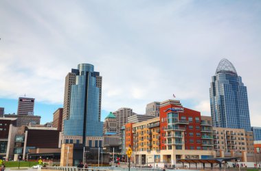Cincinnati şehir merkezi genel bakış