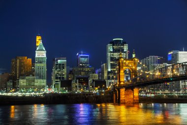 Cincinnati şehir merkezi genel bakış