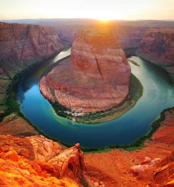 Arizona, Page yakınlarında Horseshoe Bend.
