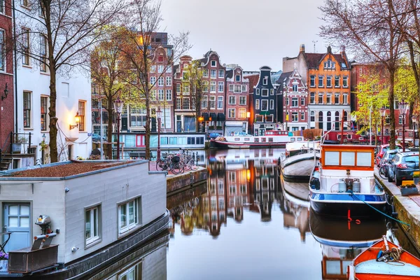 Überblick über amsterdam streets — Stockfoto