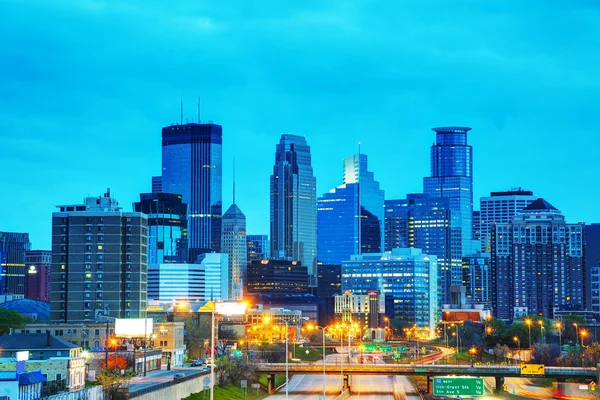 Downtown Minneapolis stadsbild — Stockfoto