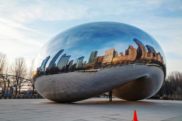 Cloud gate beeldhouwkunst — Stockfoto