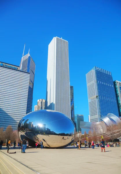 Escultura Cloud Gate — Foto de Stock