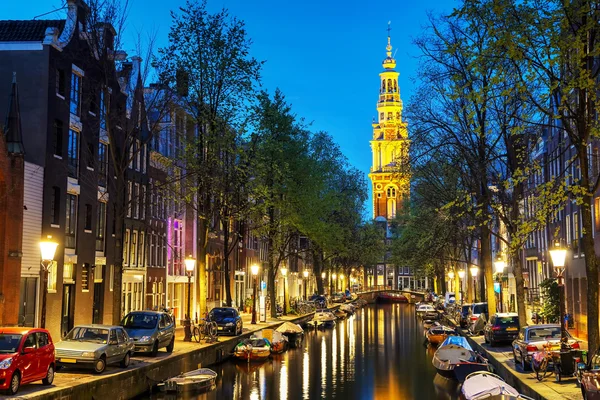 Zuiderkerk εκκλησία στο Άμστερνταμ — Φωτογραφία Αρχείου