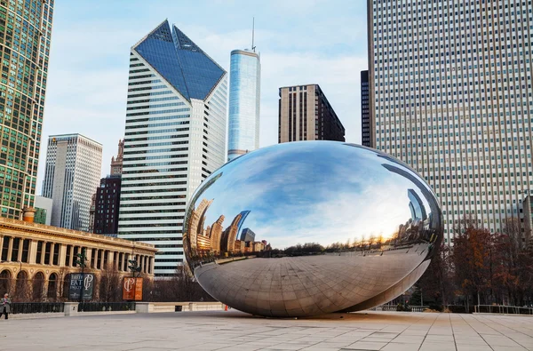 Scultura Cloud Gate — Foto Stock