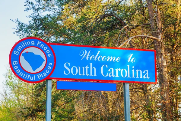 Bienvenido a Carolina del Sur signo — Foto de Stock