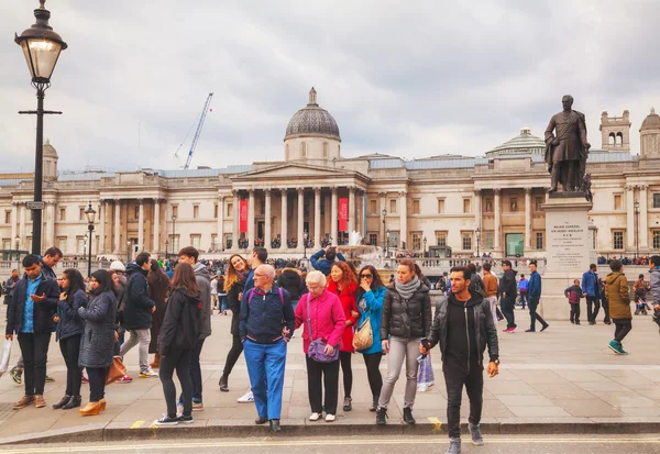 Trafalgar Square i London — Stockfoto