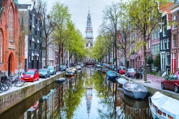 Zuiderkerk церкву в Амстердамі — стокове фото