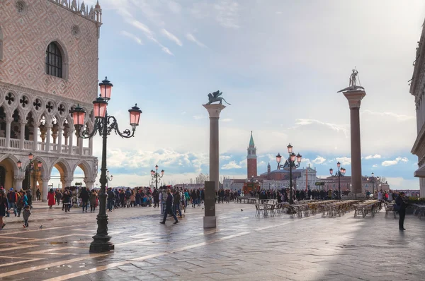 Piazza San Marco a Venezia — Foto Stock