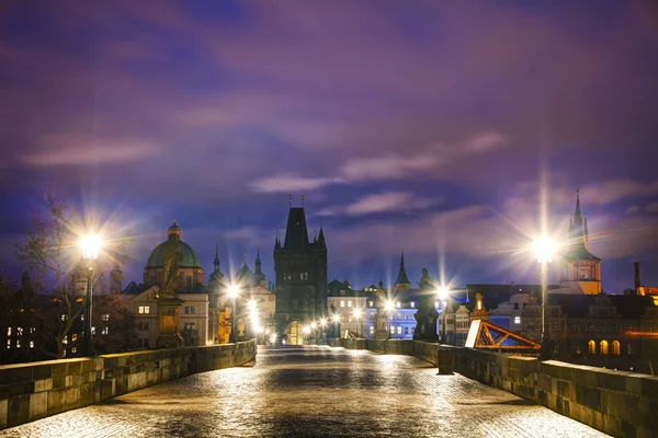 Karlsbron i Prag — Stockfoto