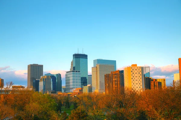 Stadtbild in der Innenstadt von Minneapolis — Stockfoto