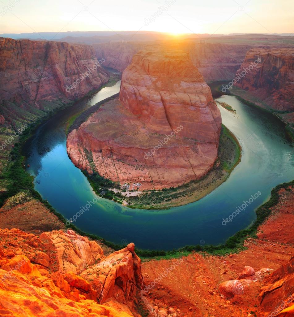 Horseshoe Bend near Page, Arizona — Stock Photo © AndreyKr 94821496
