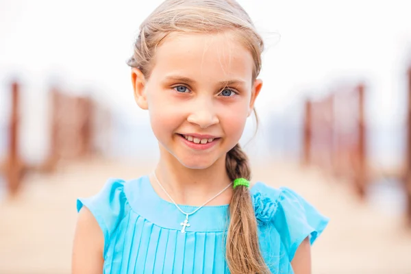 Portrait of beautiful little girl — Stock Photo, Image