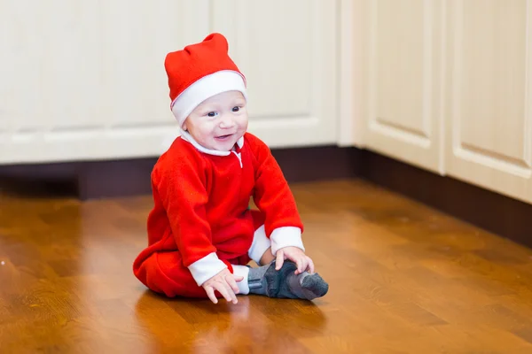 Pequeño bebé Santa — Foto de Stock