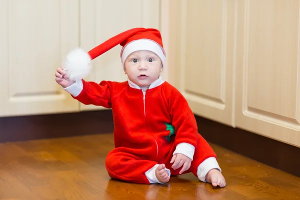 Little baby Santa — Stock Photo, Image